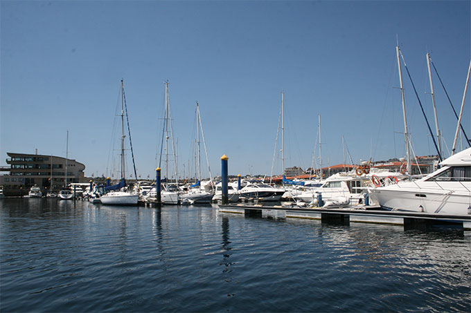 Puerto de Sanxenxo.