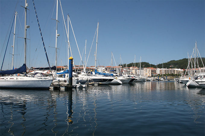 Puerto de Sanxenxo.