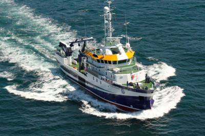 El Ángeles Alvariño comienza un estudio para estimar la abundancia de anchoa juvenil en el golfo de Bizkaia