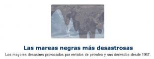 Cruda historia del mar. Las mareas negras más desastrosas