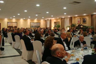 Cena de confraternización de la Real Liga Naval Española,