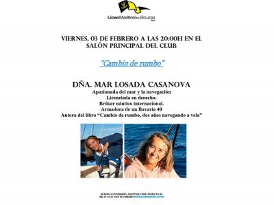 Cambio de rumbo. Conferencia en el Liceo Marítimo de Bouzas de Mar Losada Casanova