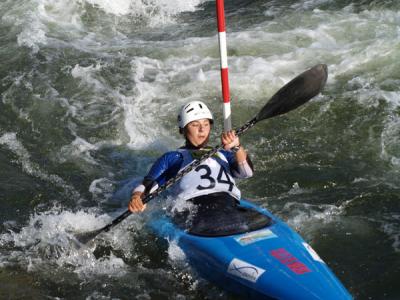 Antía Loira 4ª y Marco Gonzalez 11º mejores kayakistas gallegos en el ampeonato de España de Slalom