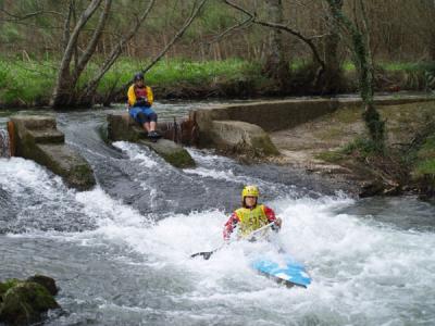 Ribadumia acoge la segunda prueba de la VII Copa Galega de Promoción Slalom-2009