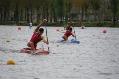 Kayak Tudense y Breogán de O Grove, campeón y 2º clasificado en la Regata Nacional de la Copa de España de Pista 1.000 metros