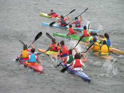 Portonovo y Vigo concentran la actividad piragüística del fin de semana en Galicia