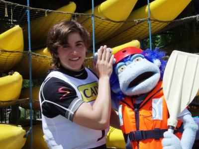 Los Lunnis aprenden Slalom con Maialen Chourraut