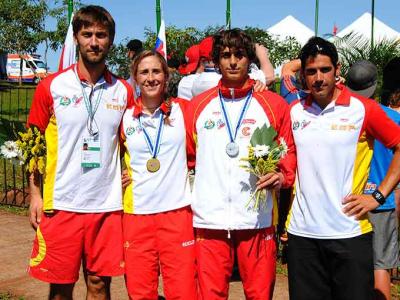 Dos medallas de oro y una de plata para los españoles en el Mundial de slalom de Brasil 2015