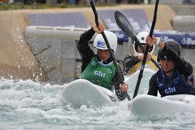 Dos quintos puestos en Kayak Cross para Chourraut y Llorente ponen el cierre al mundial de Slalom