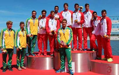 BAÑO DE  MEDALLAS PARA ESPAÑA  EN LA COPA DEL MUNDO DE CANOE SPRINT PORTUGAL 2015