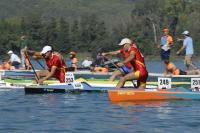 El canoista Ignacio López, del Club dlMar Ría de Aldán se adjudicó la Medalla de Bronce en la prueba de C-1