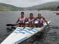 El Club Kayak Tudense, finalizó en primera posición en la Regata Gallega de Pista