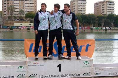 El CLUB NAUTICO SEVILLA SE CORONA EN LA CARTUJA COMO TRIPLE CAMPEON DE ANDALUCIA DE INVIERNO 