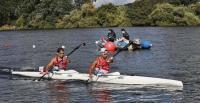 El K2 del del Club Fluvial O Barco de Fernández y Becerro se impuso en el Descenso Internacional del Miño.