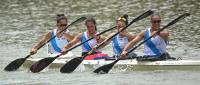 La selección femenina gallega gana el gran premio internacional k4 de Castilla y León