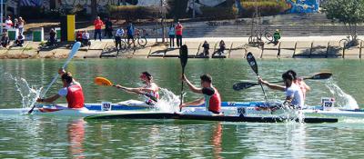 Los gallegos GABRIEL  CAMPO en K1 y TONO CAMPOS en C1 y la zamoranaEVA BARRIOS en K1 dominan el Nacional de invierno 