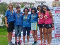 Tres medallas para los piraguistas master ourensanos