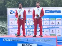 Un oro y dos bronces gallegos en Belgrado