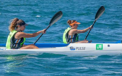 El Club de Mar acoge el Campeonato de España de Kayac de Mar con 455 piragüistas de 10 comunidades