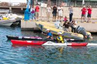 Primeras paladas de AGÜERA y MARTÍNEZ rumbo al puerto argelino de Orán