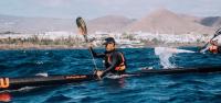 Sean Rice y Haeley Nixon, ganadores de la Atlantic Ocean Surfski Lanzarote