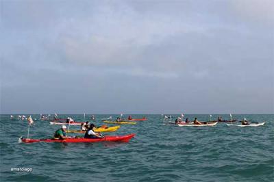 Éxito de participación y actividades en La X concentración de los Dragones de Mar