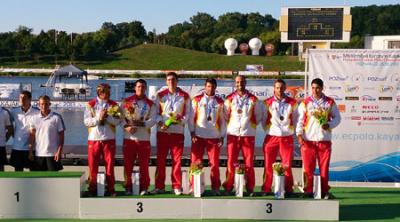 Bronce histórico de España en el Campeonato de Europa de Kayak Polo