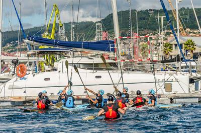 El V torneo de la Liga Galega de Kayak Polo 2017 para el Náutico de Rodeira