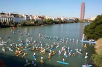 El Club Piragüismo Triana, protagonista en la Copa de España de paddle surf