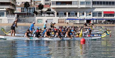 El Club Piragüismo Triana, tres bronces en el II Festival Intercontinental de Dragon Boat