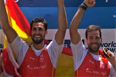 Bronce para el dos sin timonel de Javier García y Jaime Canalejo (Club Náutico Sevilla) en Eslovenia