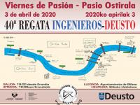 Cartel anunciador de la 40ª edición de la Regata Ingenieros-Deusto. Una mirada retrospectiva