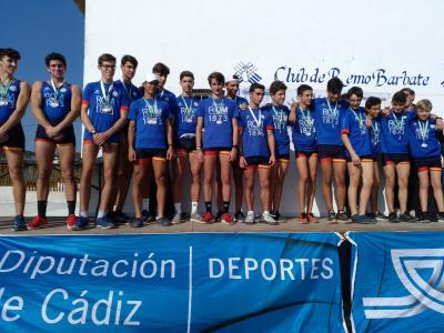 Celebrada en Barbate la primera regata de la VI Liga Andaluza de banco fijo en llaut