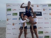 Cuatro medallas para el remo andaluz en el Open de acceso al equipo nacional de beach sprint