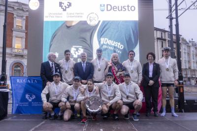 Deusto se hace con su victoria número 27 en una Regata en la que supo sacar partido de la situación