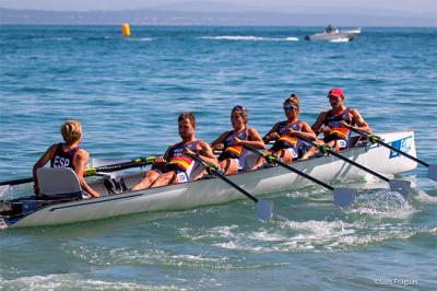 El remo andaluz, en el Mundial de remo beach sprint