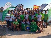 Los Campeonatos de Andalucía de remo en yolas a cuatro y velocidad se han disputado este fin de semana en El Ejido