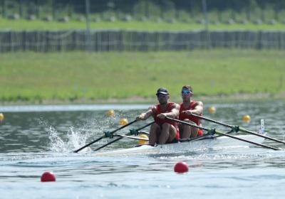 No pudo ser, el doble scull de Conde y García, quintos en la final