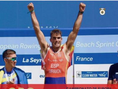 Ocho medallas para al remo andaluz en los Europeos de remo de mar y beach sprint