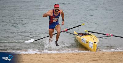 Oro y bronce andaluces en el Europeo de remo de mar