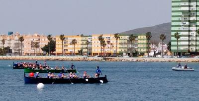 Resultados de la primera regata de la VII Liga Andaluza de remo en banco fijo llaut