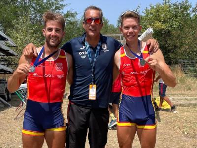 Subtítulo mundial sub23 para al remo andaluz con el doble scull ligero de Antonio Díaz y Jorge Knabe (Club Náutico Sevilla)