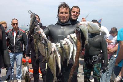 El deportista del Real Club Nautico de Castellón, Oscar Sebastiá, nuevo Campeón Valenciano de Pesca Submarina.