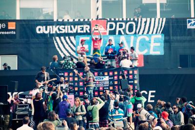 EL JÓVEN GABRIEL MEDINA VENCEDOR DEL QUIKSILVER PRO FRANCE