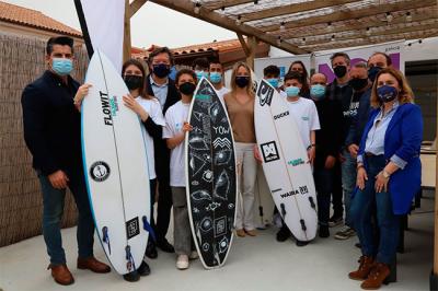 Manuel Fernández, surfista galego do núcleo deportivo especializado de surf (nade) da Xunta en Nigrán participará no campionato de Europa de surf 