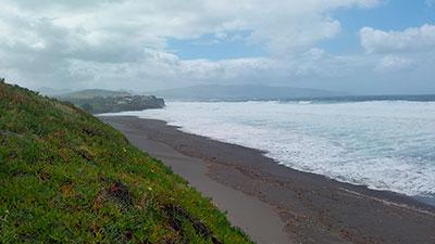 Un fortísimo viento azota las Azores