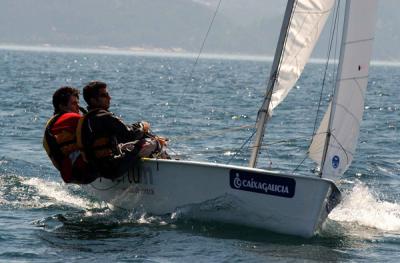 Cabello y Lago, campeones de España de Vaurien a bordo del Certum 