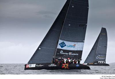 EL ISLAS CANARIAS PUERTO CALERO SE COLOCA A  TRES PUNTOS DEL PODIO EN LA RC44’ SWEDEN CUP