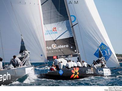 EL ISLAS CANARIAS PUERTO CALERO YA ES SEGUNDO EN LA ADRIS RC44’ CUP