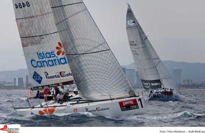 Islas Canarias Puerto Calero es segundo en Barcelona tras las primera jornada